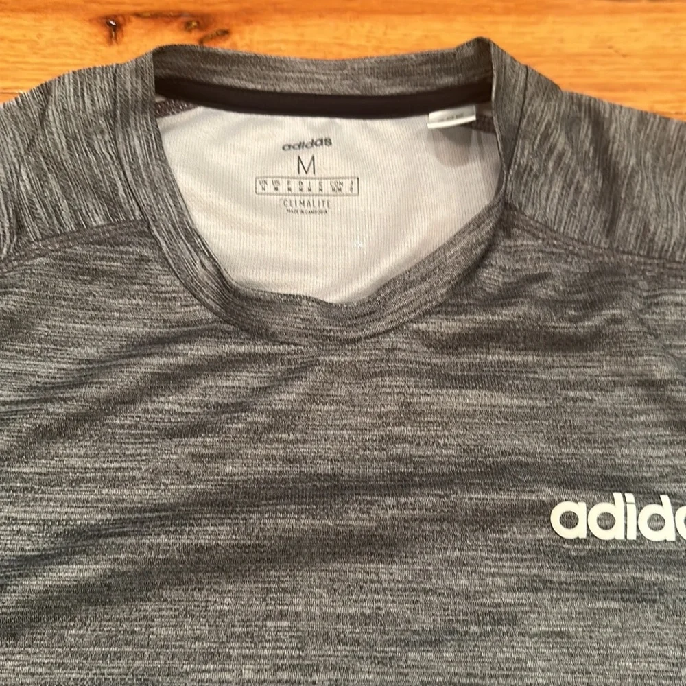Adidas Gray Dry-Fit T-Shirt